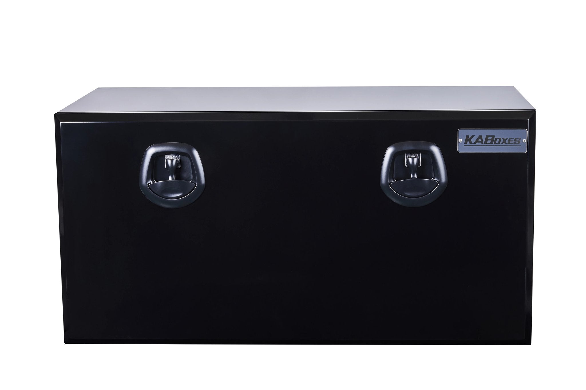 KA Boxes Truck Box - Single Door - 1 Shelf - Black