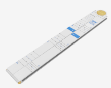 Ox Pro Metric Tuff Rule - White | Brick Gauge OX-P509013