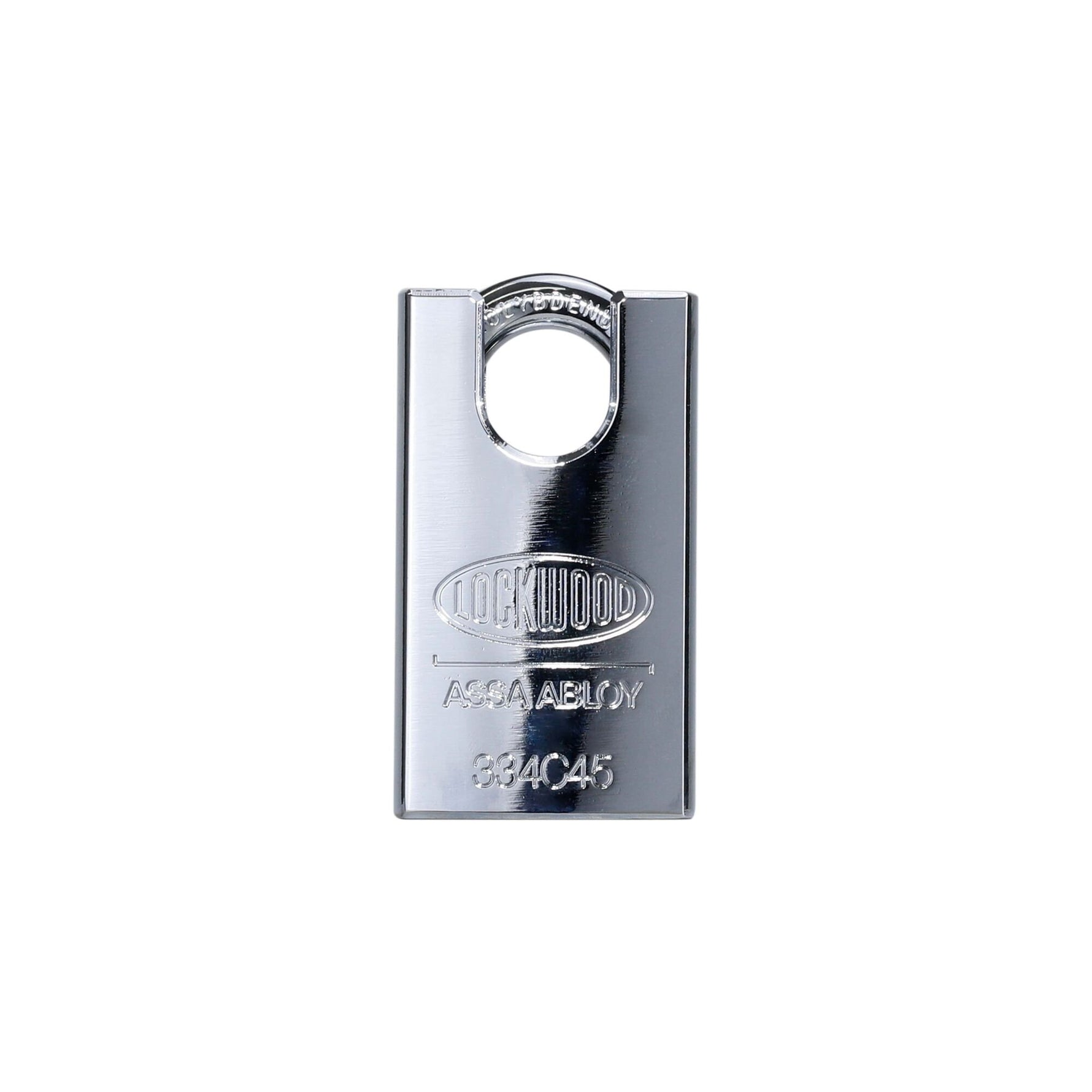 Lockwood 334C 45mm Steel Body Padlock Shrouded 19mm Moly Steel 8.7mm Diameter Shackle NDP 334C45/519/NDP