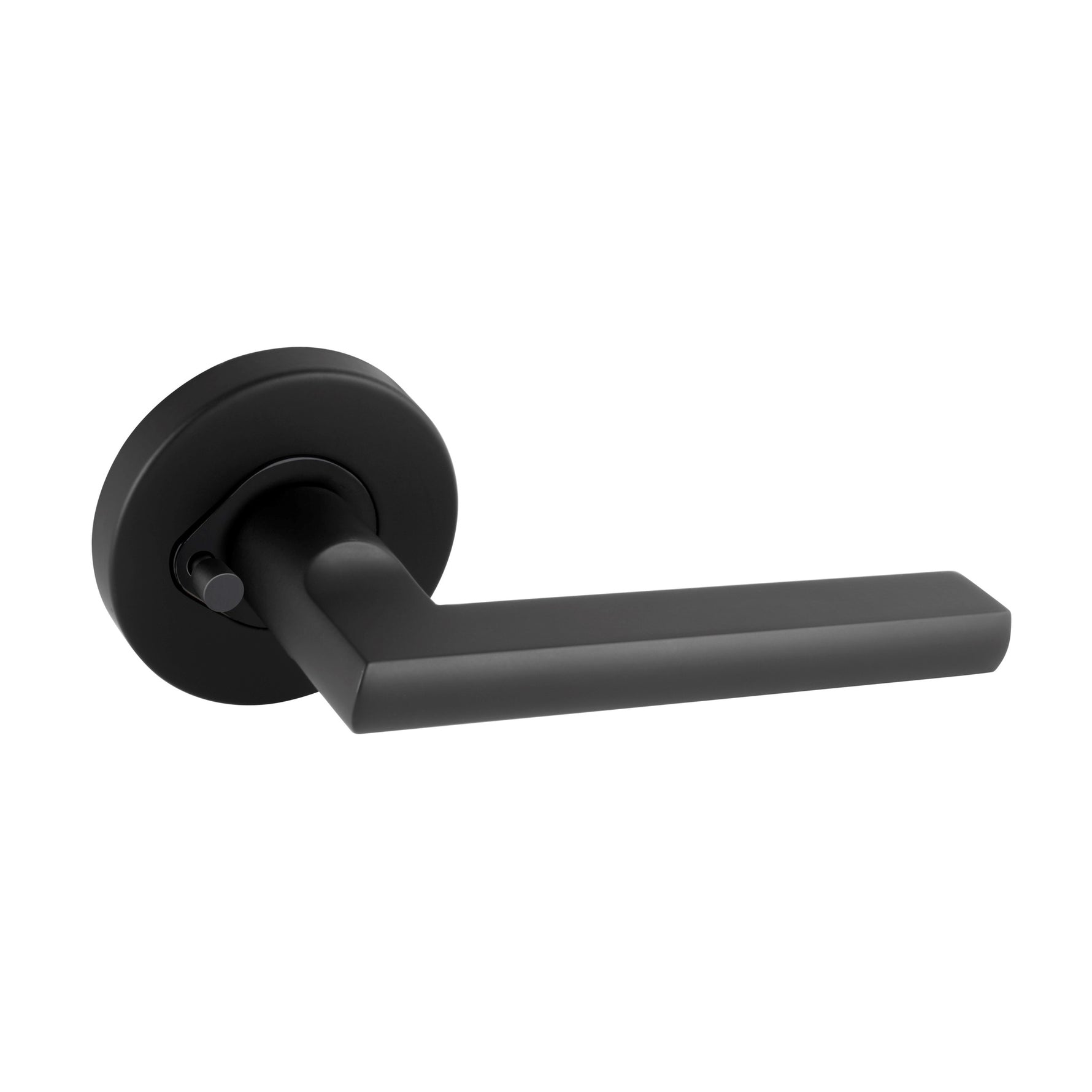 Gainsborough Matte Black G4 Series Lianna Privacy Lever Set