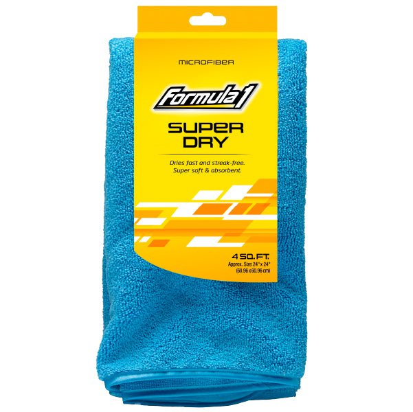 F1 Super Dry Microfibre Drying Towel - 1Pk