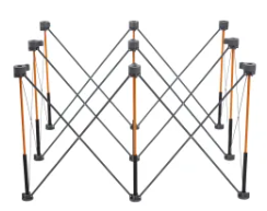 Centipede 4ft X 4ft X 30in Unit, 4 X-Cups, 4 Clamps, C/S Bag CK9S