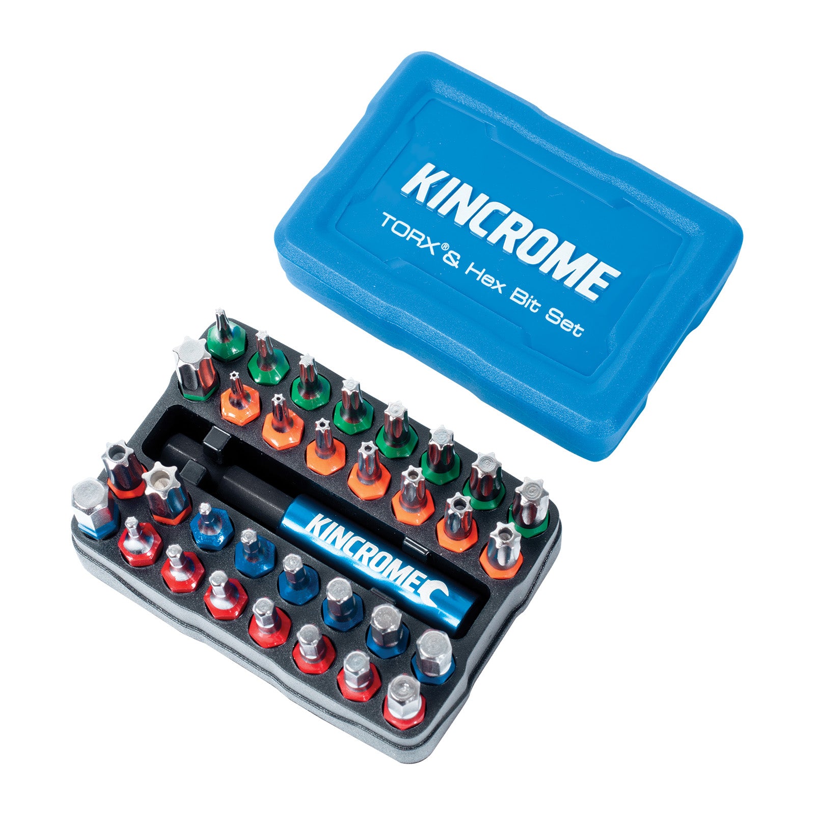 Kincrome Torx & Hex Bit/Hold Set 33Pc 13651
