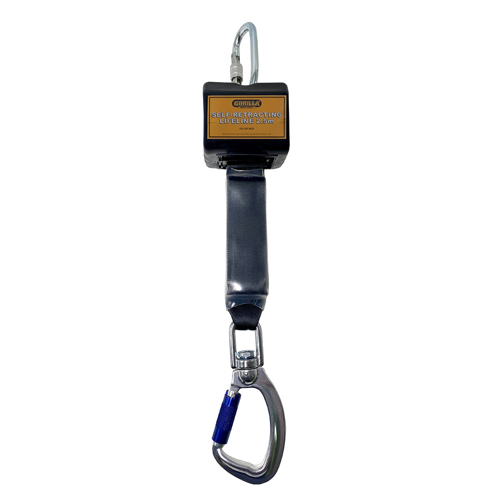 Gorilla GH-SRLW25 self-retracting lifeline 2.5M webbing