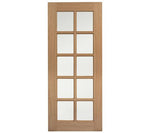 Excel Pacific 10LF Meranti Frosted External Door 2040 x 820 x 40 AC10LFMFED204082040