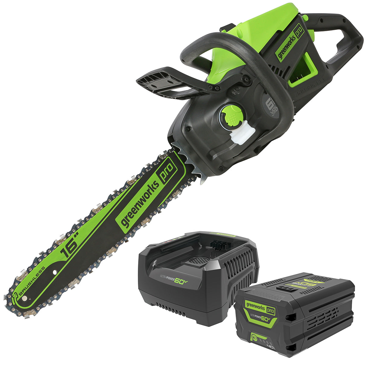 Greenworks 60 V 4.0Ah Chainsaw Kit 2007207AU-Kit-4