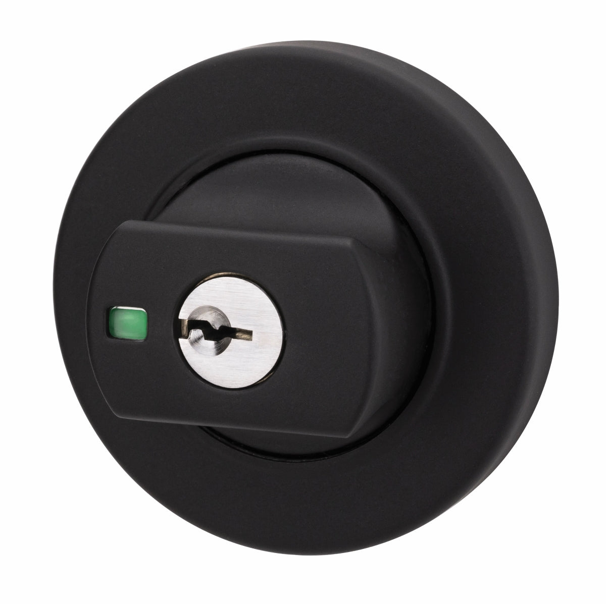 Lockwood Paradigm Deadbolt Round Rose Matt Black Universal Pack 005/B1MBKDP
