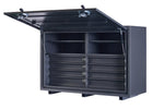 KA Boxes 8 Drawers (4 Side by Side) 4 Shelves - Charcoal Grey