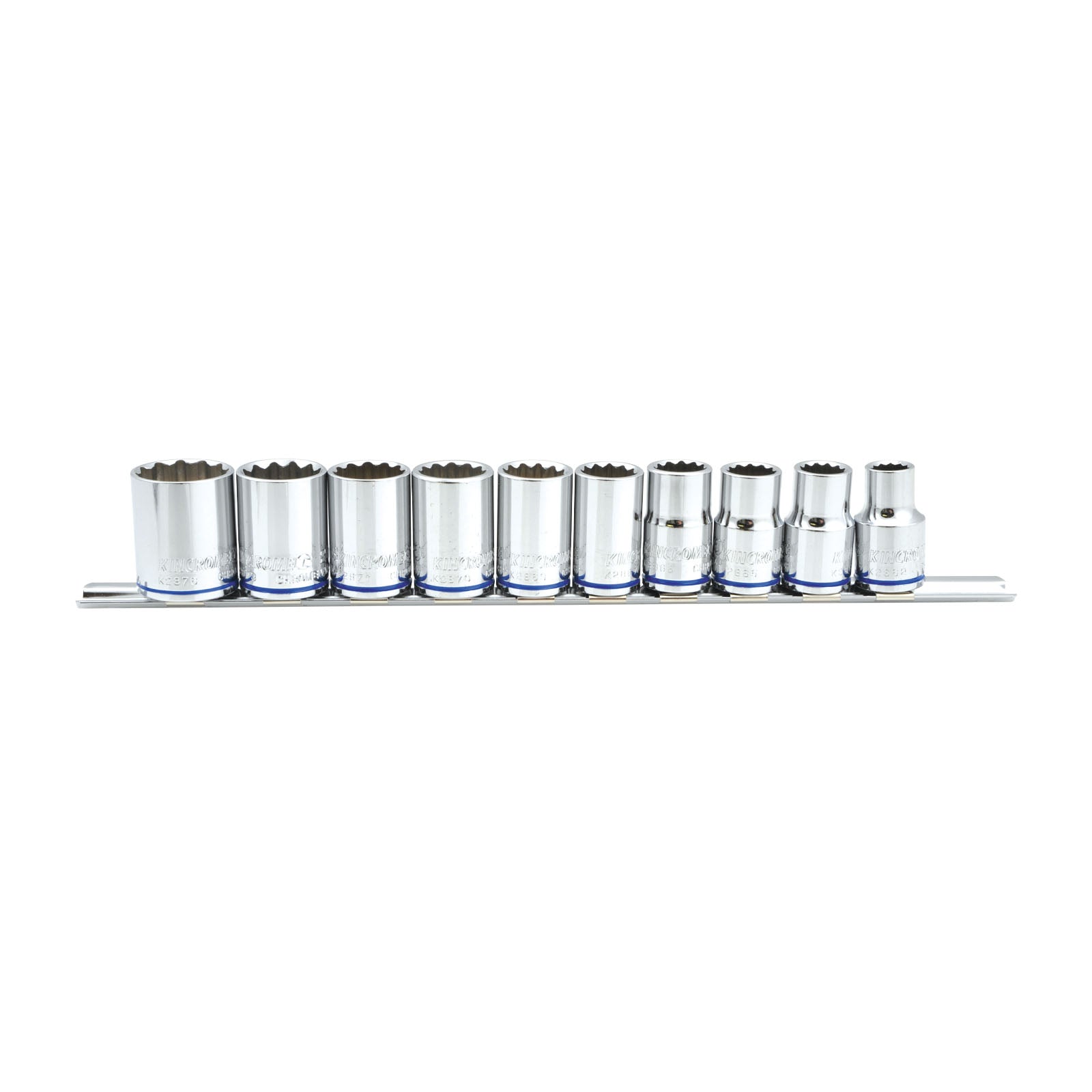 Kincrome Socket Rail 1/2D 10P-Met (Mp) K2174