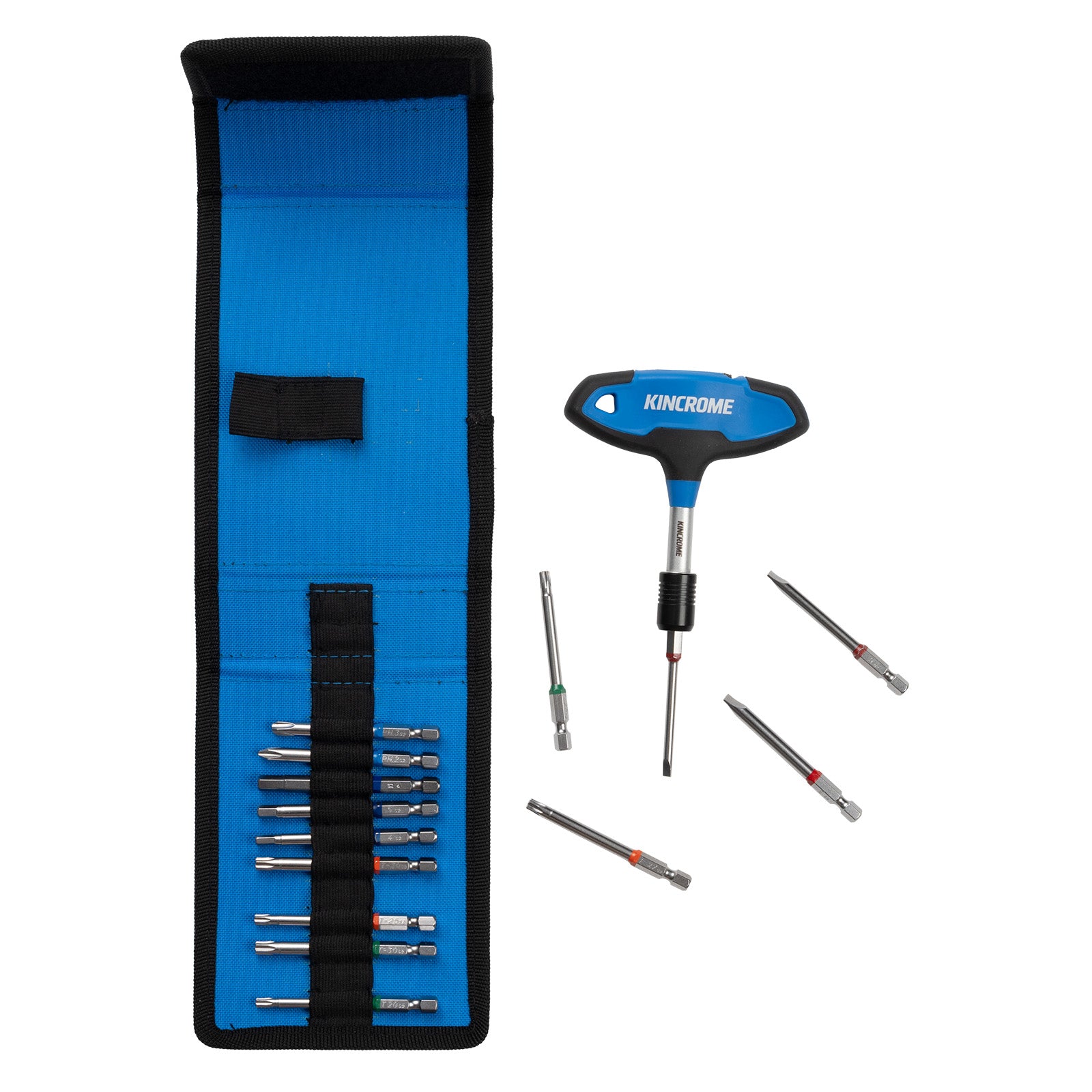 Kincrome 15P Ratchet T-Handle & Bit Set K5691