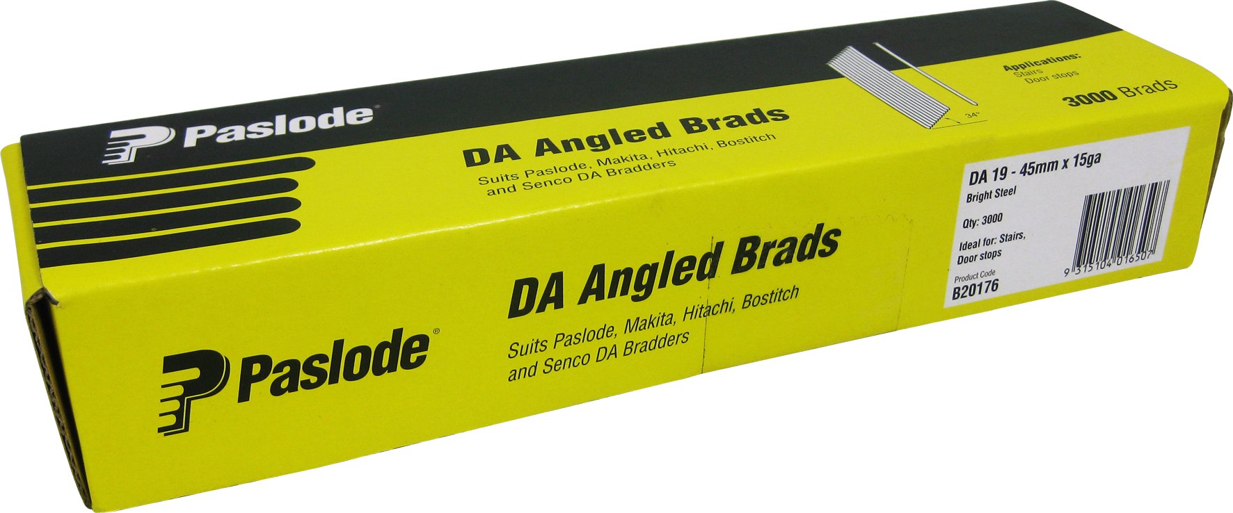 Paslode 45mm Angled Nail Fastener 3000 Pack B20176