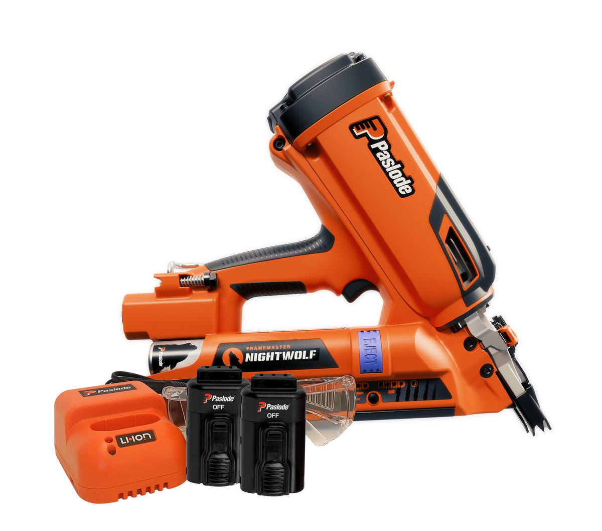 Paslode FrameMaster NightWolf Cordless Framing Nailer Combo Kit NW580