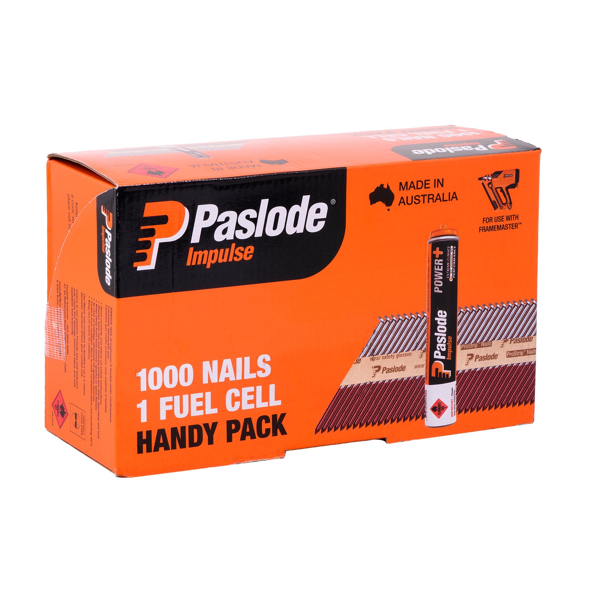 Paslode 82 x 3.15mm Hdg Impulse D Head Nail - 1000 Pack B20555
