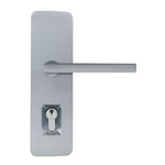 Gainsborough Satin Chrome Trilock Cove Lianna Double Cylinder Entrance Lever Set