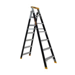 Gorilla FDM007-PRO Pro-Lite 7 Step Fibreglass Dual Purpose Ladder (2.05 - 3.74M) 150kg Industrial