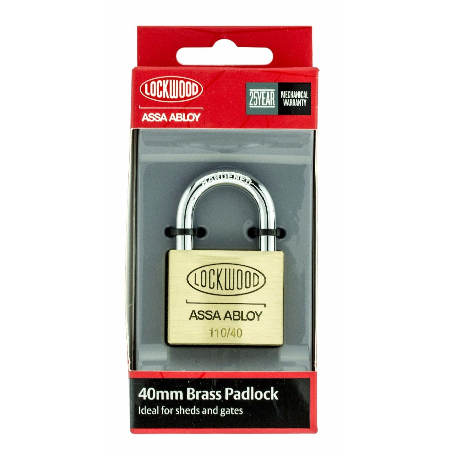 Lockwood 110 Series Padlock 40mm With 23mm Shackle NDP 110/40/123/NDP