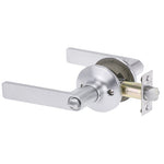 Lockwood Symmetry Satin Chrome Entrance Set Lever 3 DP 7550SCDP