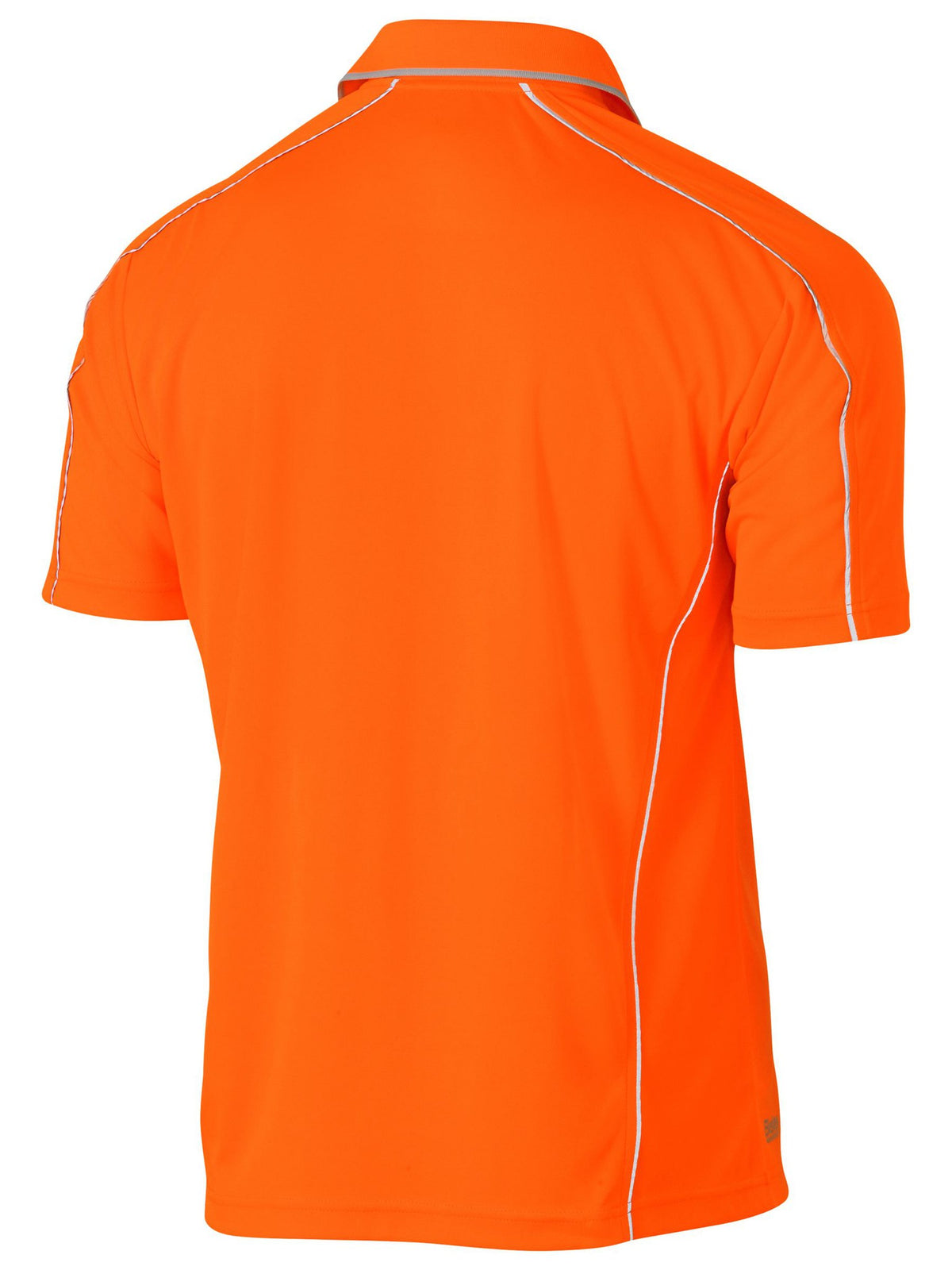 Bisley Workwear BK1425 Men's Orange S Cool Mesh Polo With Reflective Piping BK1425_BF61S