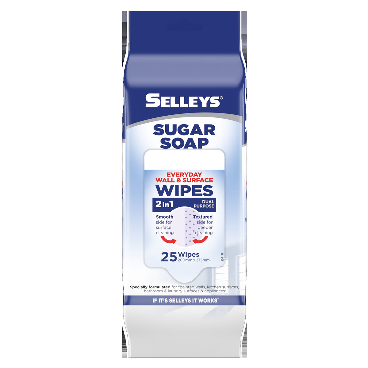 Selleys Sugar Soap Wipes 25pk Sfp 100560