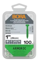 Bora Screws 1-Inch Fine 100-pcs BR-A180401