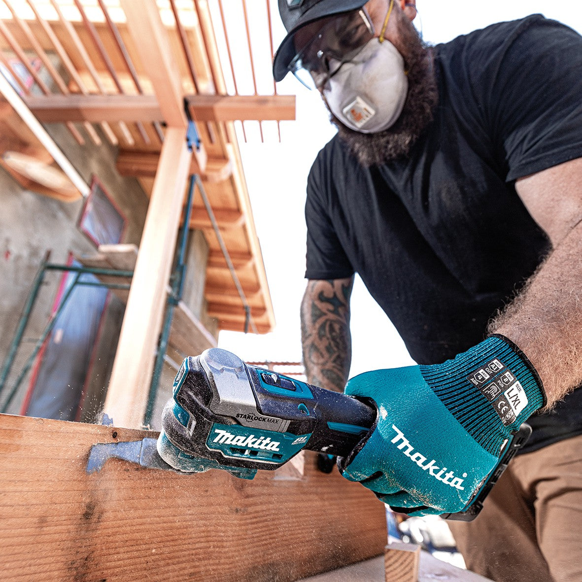 Makita 40V Max Vspd Starlock Avt Oscillating Multitool Skin TM001GZ