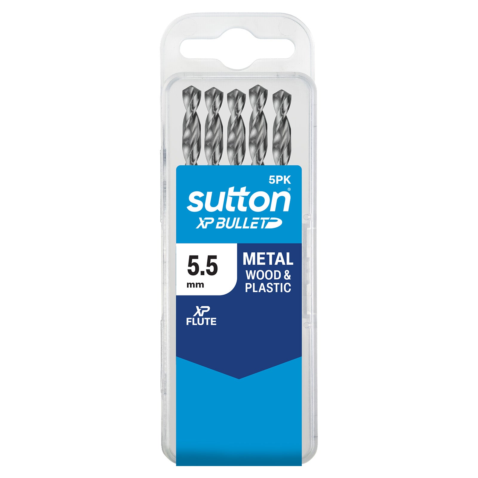 Sutton Tools Drill Jobber Hss Xp Bullet Tradepack 5.5Mm 5Pk D220T0550