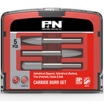 BURR CARBIDE SET PROJECTS 5PC P&N