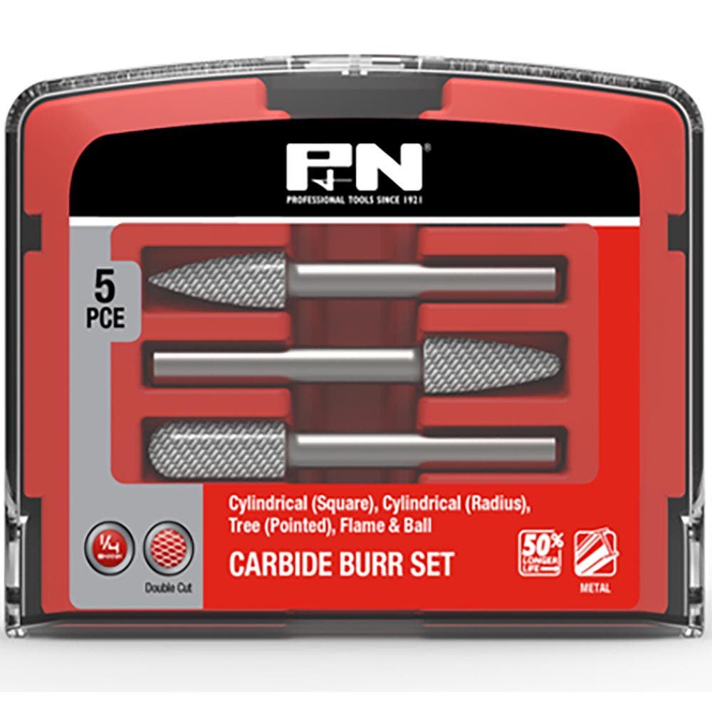 BURR CARBIDE SET PROJECTS 5PC P&N