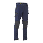 Bisley Workwear BPC6330 Men's Navy 92 Flx & Move™ Stretch Utility Zip Cargo Pants
