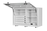 KA Boxes 4 Drawer 5 Shelves pullout Work Surface - White