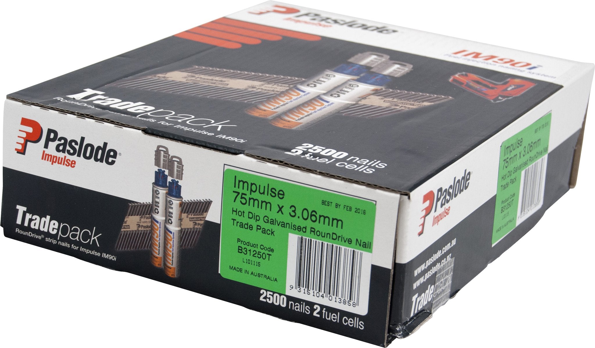 Paslode Impulse 75x3.06 Hdg Rd Tp