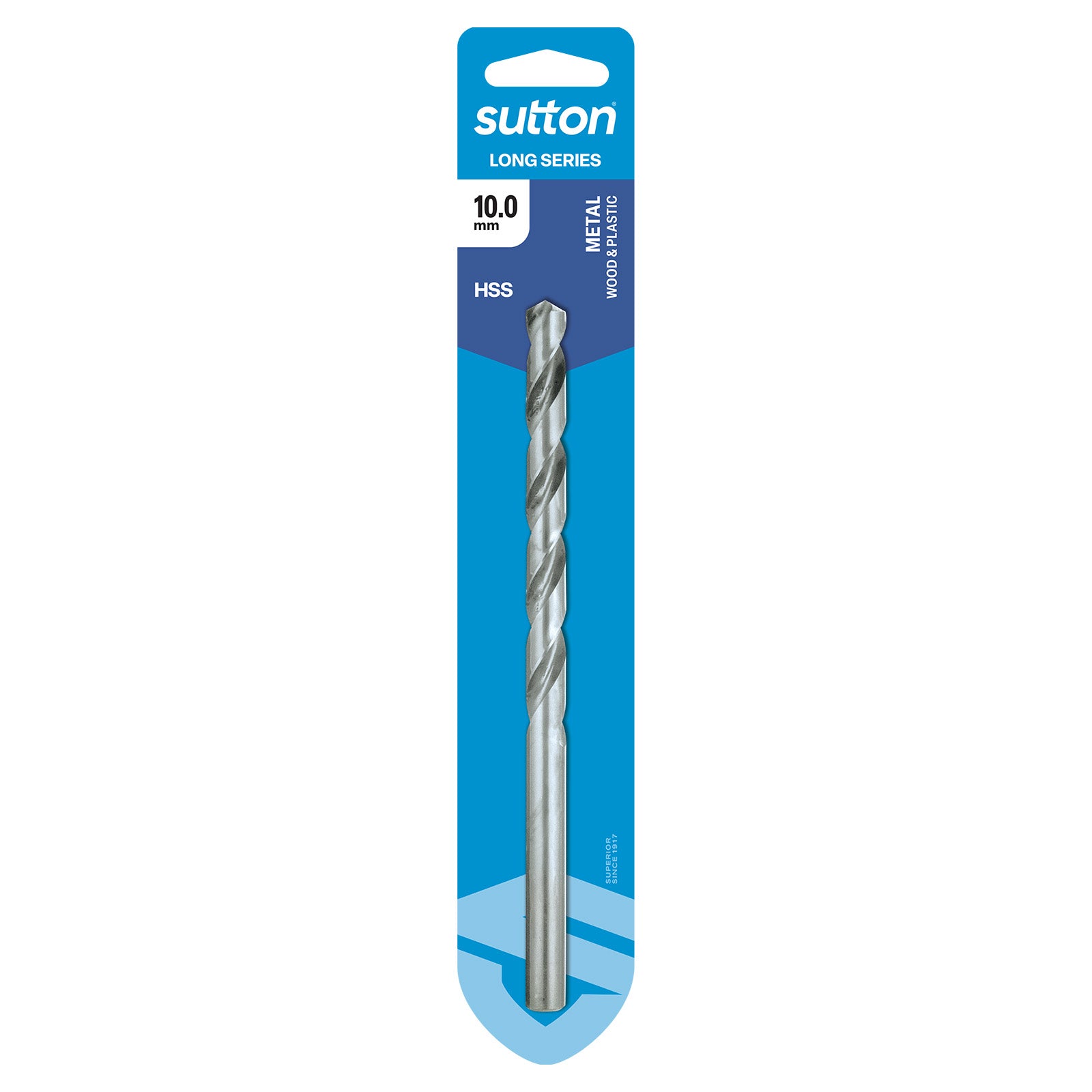 Sutton Tools Drill Long Series Hss Carded 10.0Mm D1101000