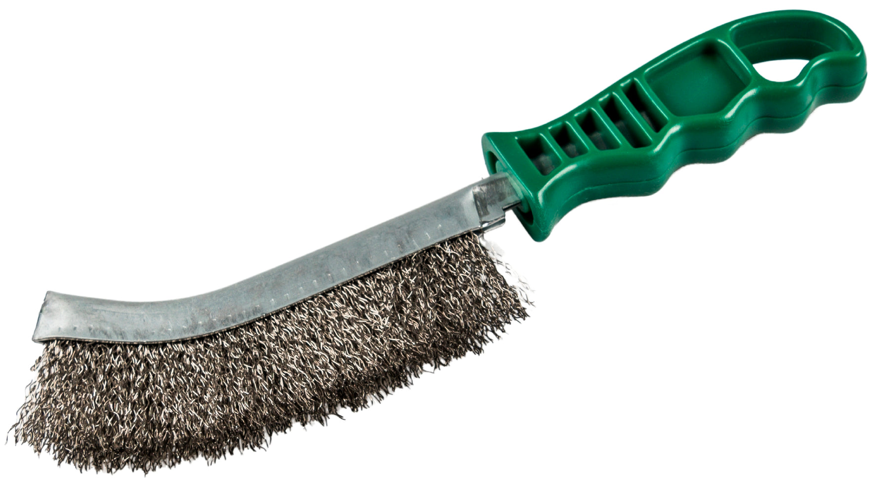 Klingspor 358323 BHP 600 hand wire brush 140 X 25 X 265 mm plastic handle 0.3 steel crimped