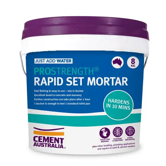 Cement Australia PROSTRENGTH Rapid Set Mortar 8Kg