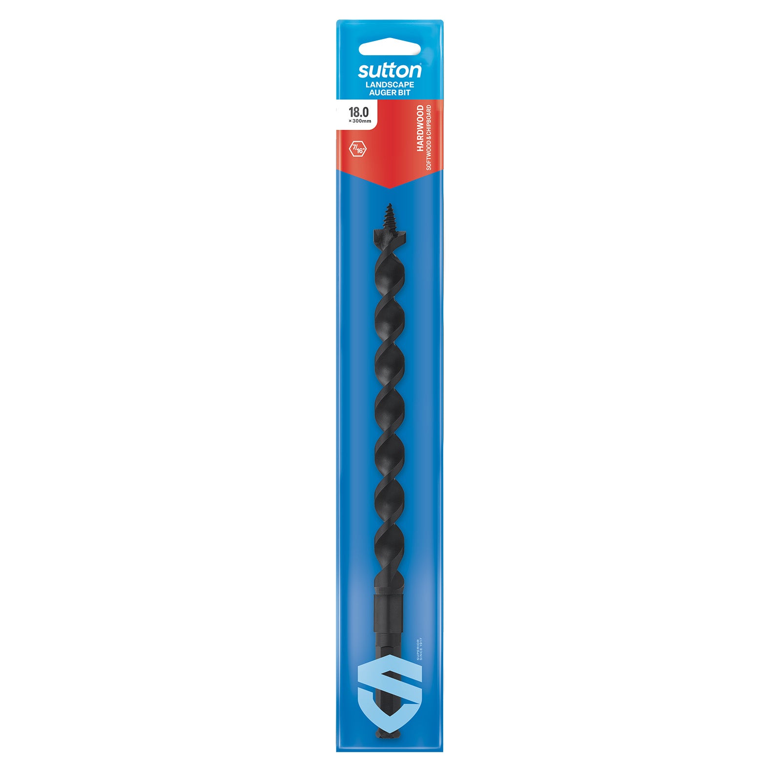 Sutton Tools Drill Auger Bit Scotch Pattern 18Mm X 300Mm D5181800