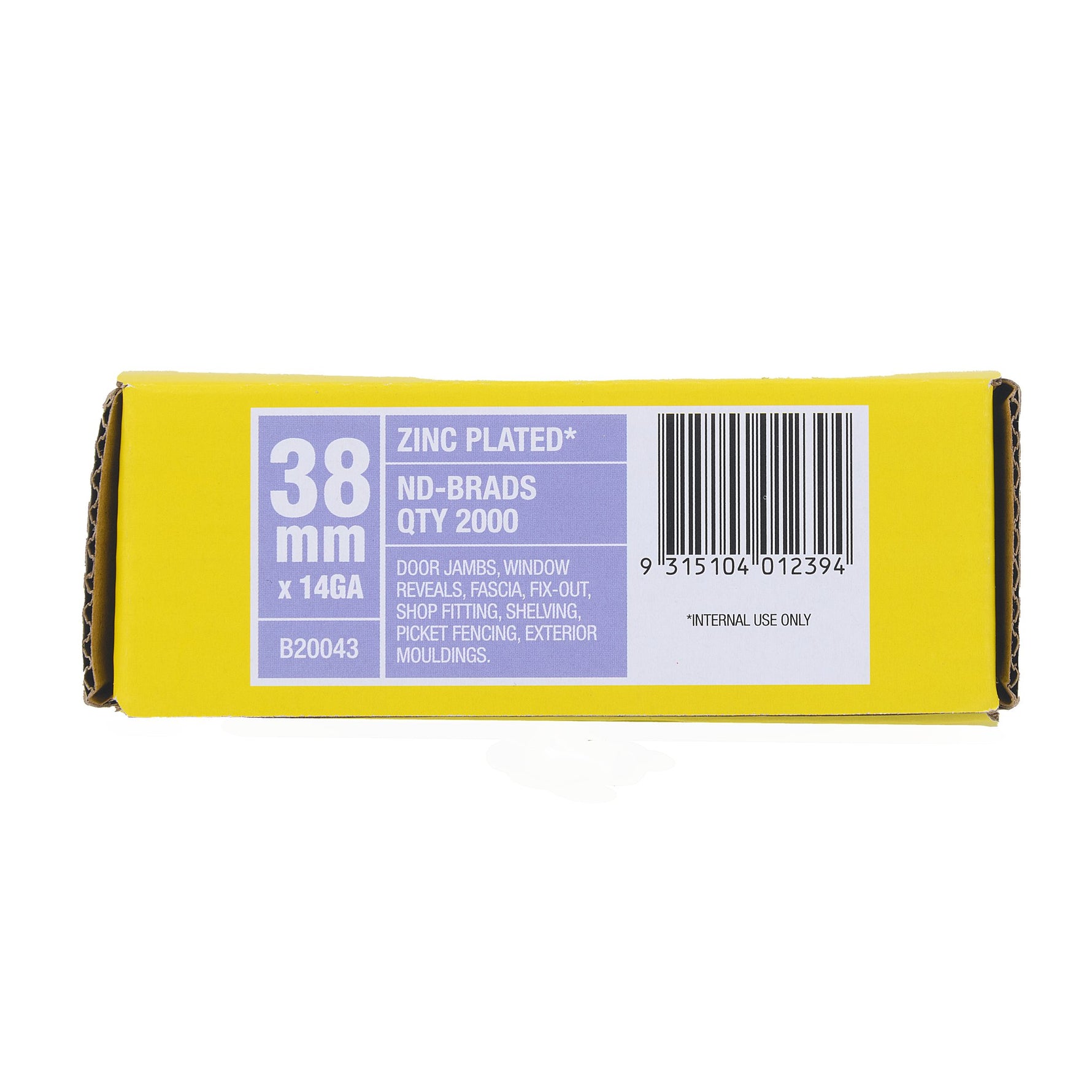 Paslode ND38 Brads Pkt 2000