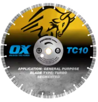 Ox Trade 16" Diamond Blade - General Purpose / Concrete OX-TC10-16