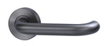 Lockwood Lever V2 Satin Gun Metal PVD Passage Set With Latch VIV1/V2GMPVD