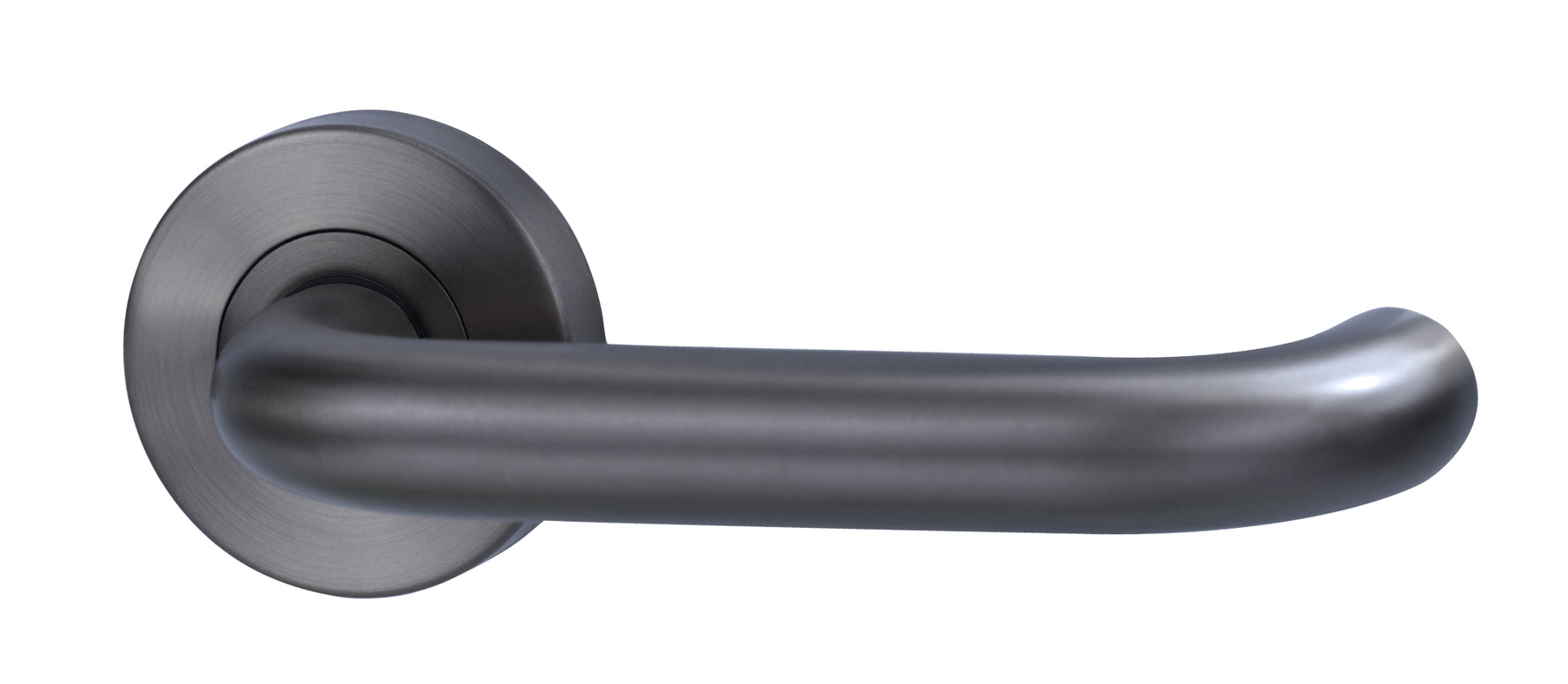 Lockwood Lever V2 Satin Gun Metal PVD Passage Set With Latch VIV1/V2GMPVD
