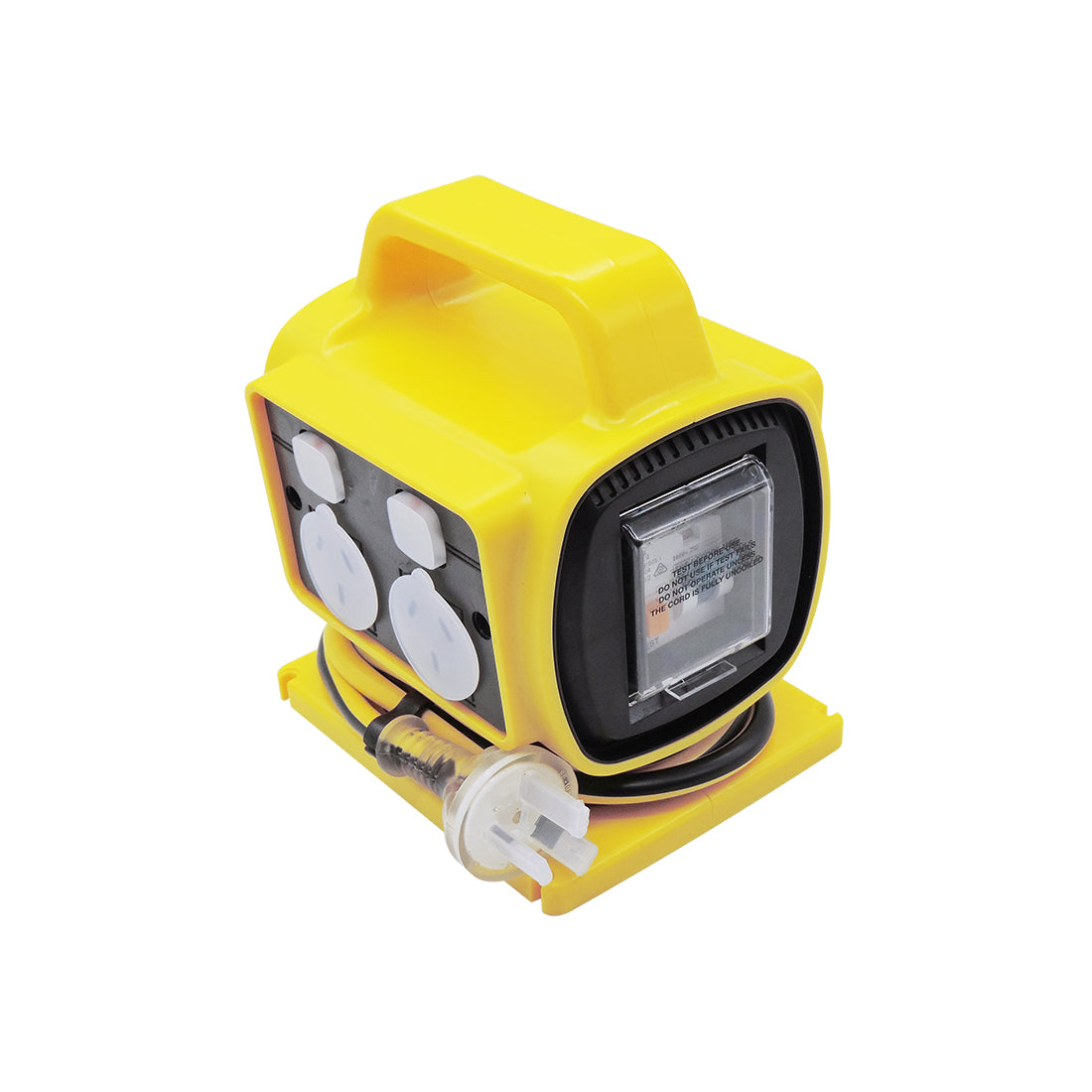 ULTRACHARGE 10A 4Way Rcd Safety Power Block UR100/4R