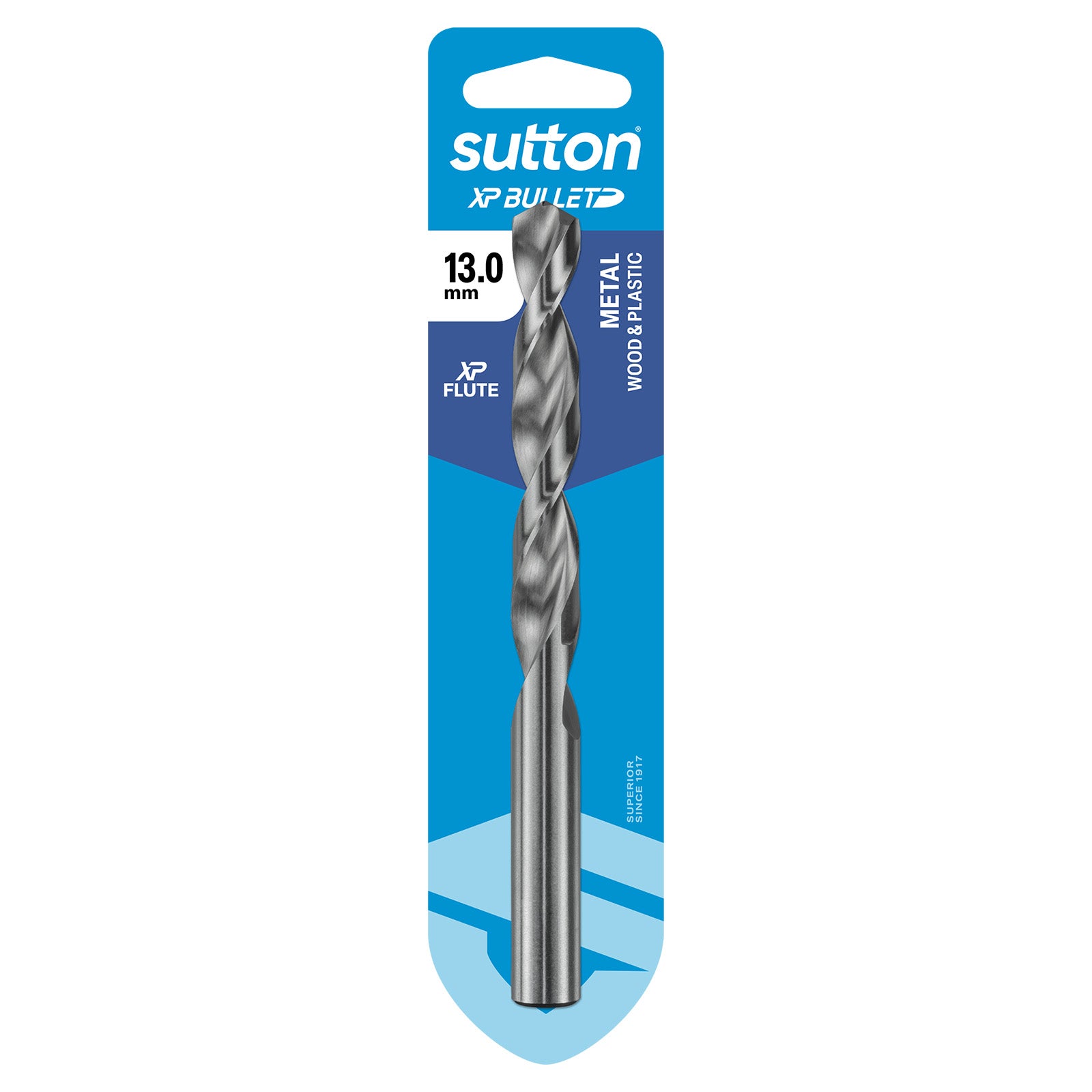 Sutton Tools Drill Jobber Hss Xp Bullet Carded 13.0Mm D220H1300