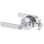 Lockwood Symmetry Satin Chrome Entrance Set Lever 3 DP 7550SCDP