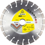 Klingspor 322633 180mm DT 600 U diamond cutting blade for construction materials/concrete/chalky sandstone
