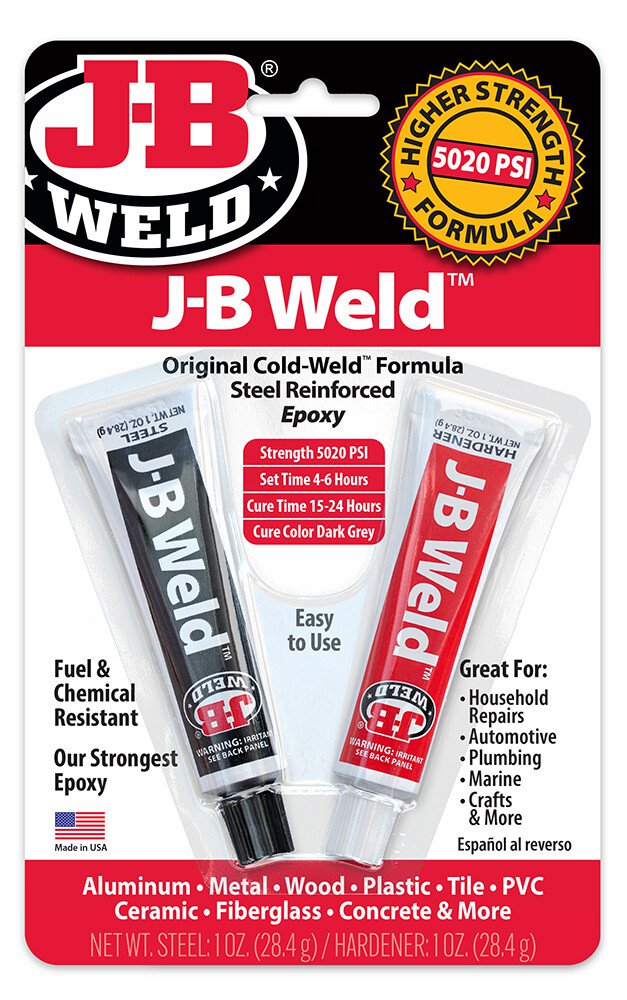 JB Weld Original Cold Weld 2X 10Z Tubes Carded