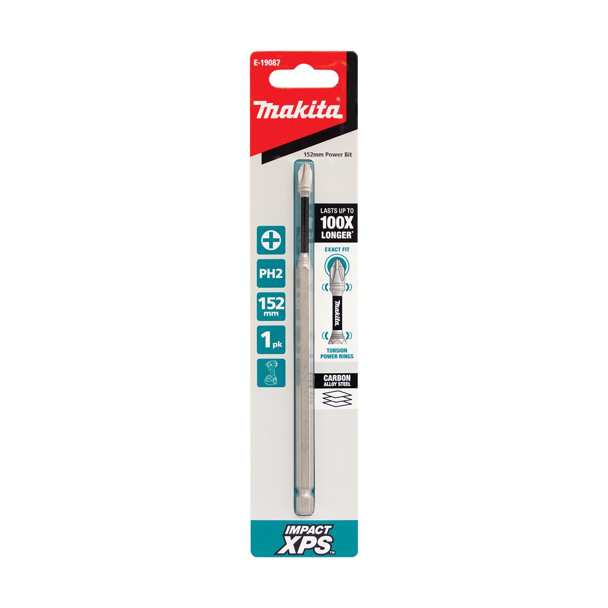 Makita Impact Xps PH2 X 150mm Power Bit - 1pc E-19087