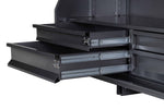 KA Boxes 4 Drawers (2 Side by Side) 2 Shelves - Charcoal Grey