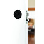 Lockwood Symmetry Round Cavity Sliding Door Matt Black Entrance Set DP 7444MBKDP