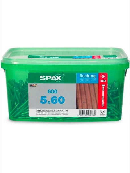 SPAX-Decking Value-pack 5x60 A2 Box of 600 4507000500649