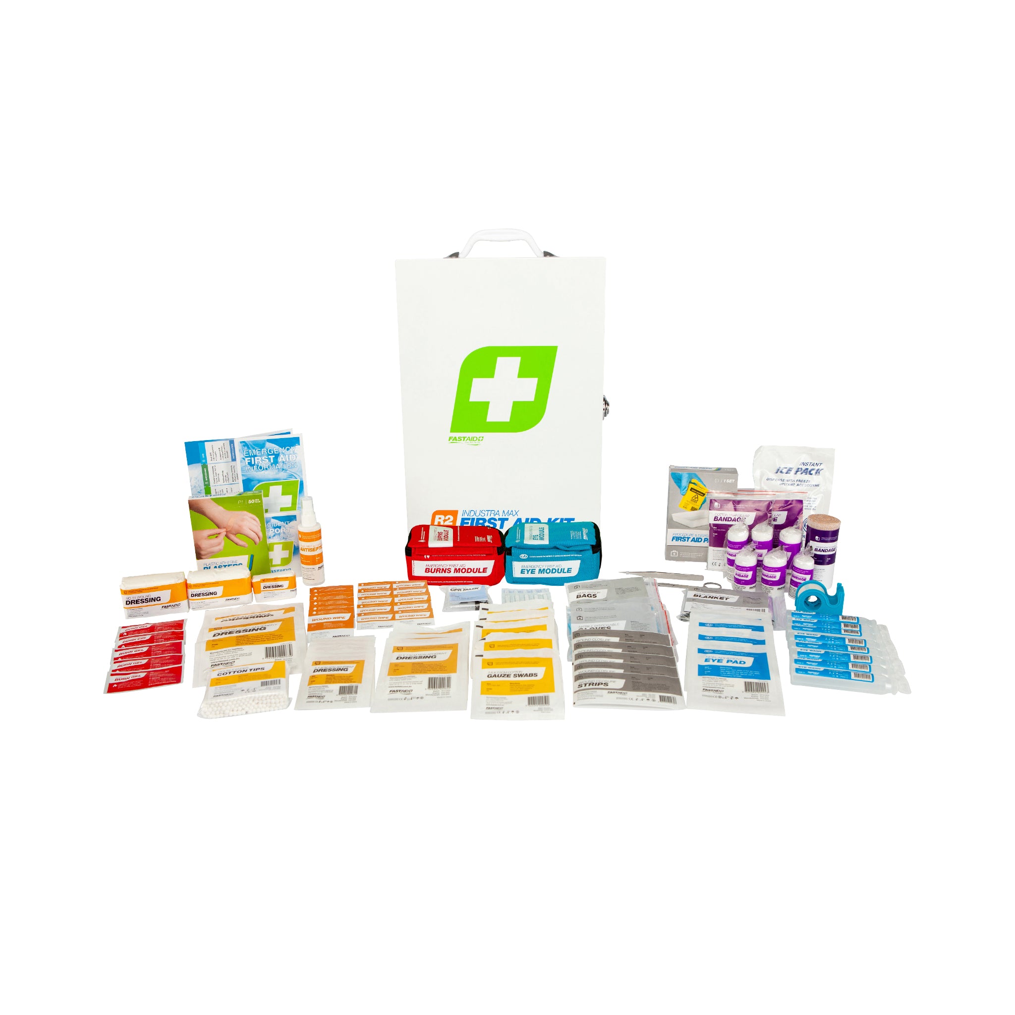 FastAid FAR2I10 R2 Industra Max™ Metal Cabinet First Aid Kit