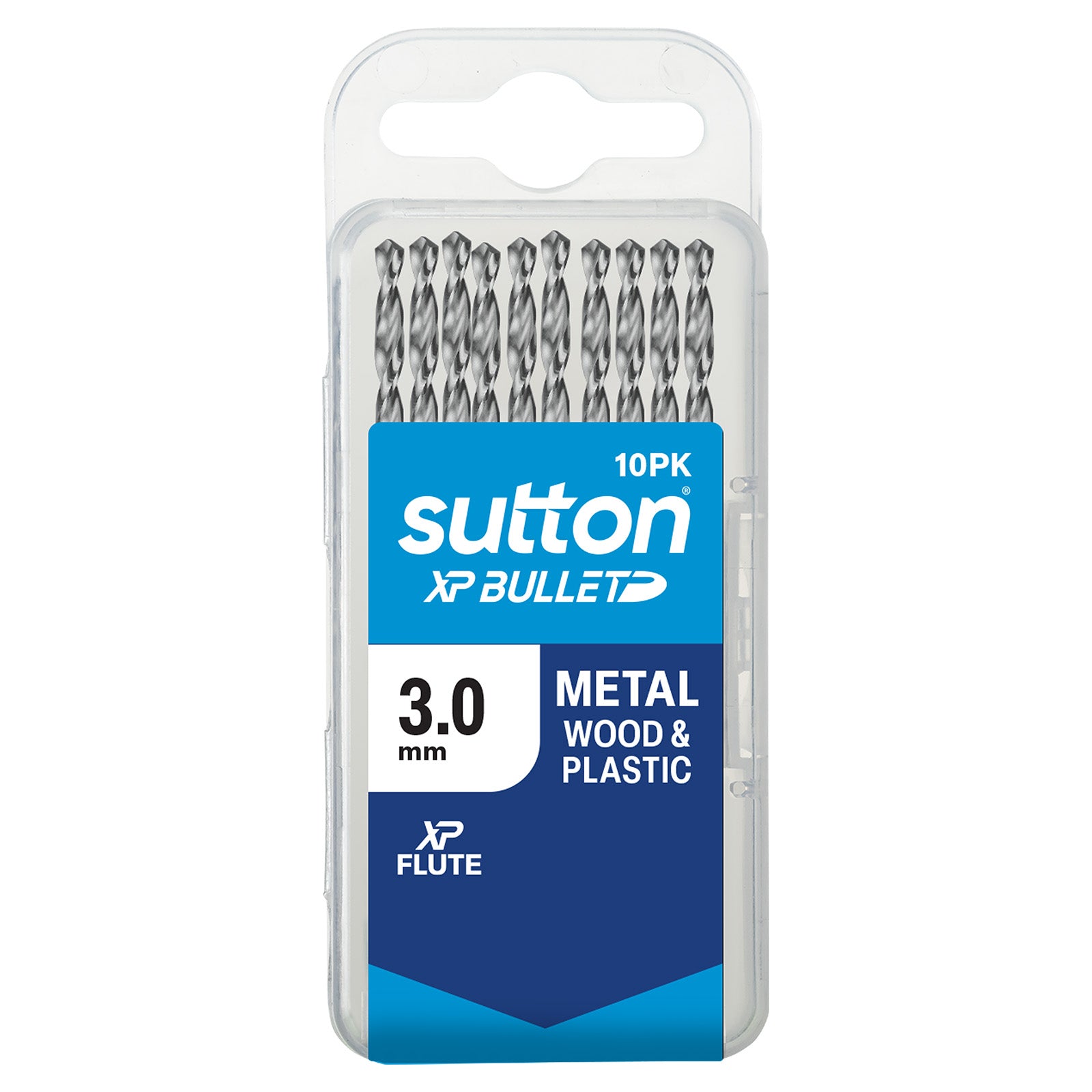 Sutton Tools Drill Jobber Hss Xp Bullet Tradepack 3.0Mm 10Pk D220T0300